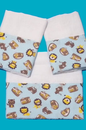 Kit Frauda 3 pçs (estampa leãozinho)