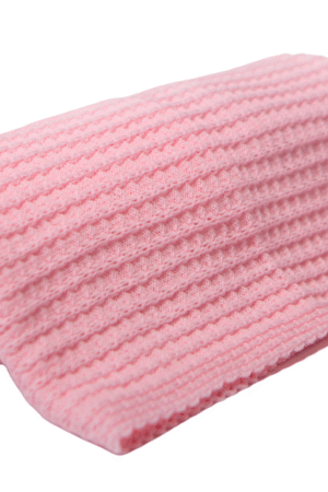 Manta Rosa Tricô  Ref. 321201