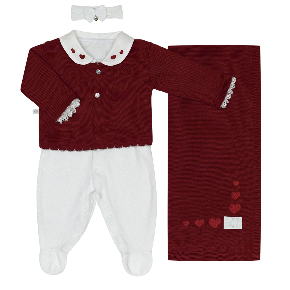 Saida de Maternidade Vermelho Red Night Ref. 424006.2