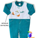 Macacão Longo Azul Tifani M. Ref. 2411