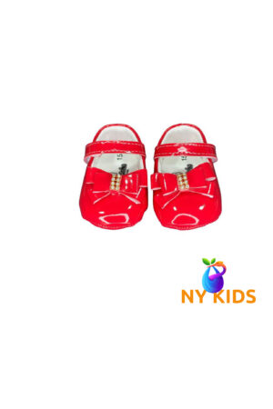 Sapatilha de bebê Laço (Vermelho) Ref.10738