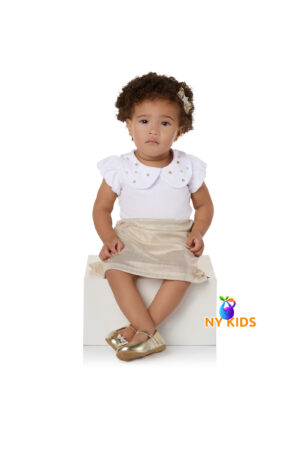 Conjunto Blusa, Saia Requinte e Shorts Ref. 14363