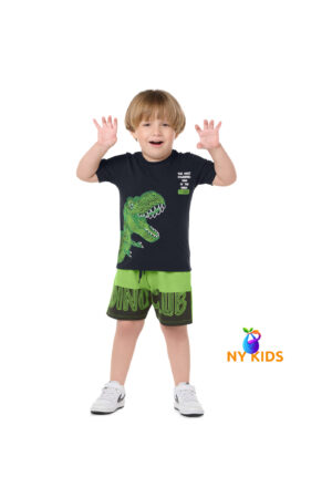 Conjunto Camiseta e Bermuda Moletom Ref.14470