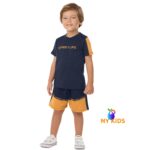 Conjunto Camiseta e Bermuda Moletom Ref. 14477