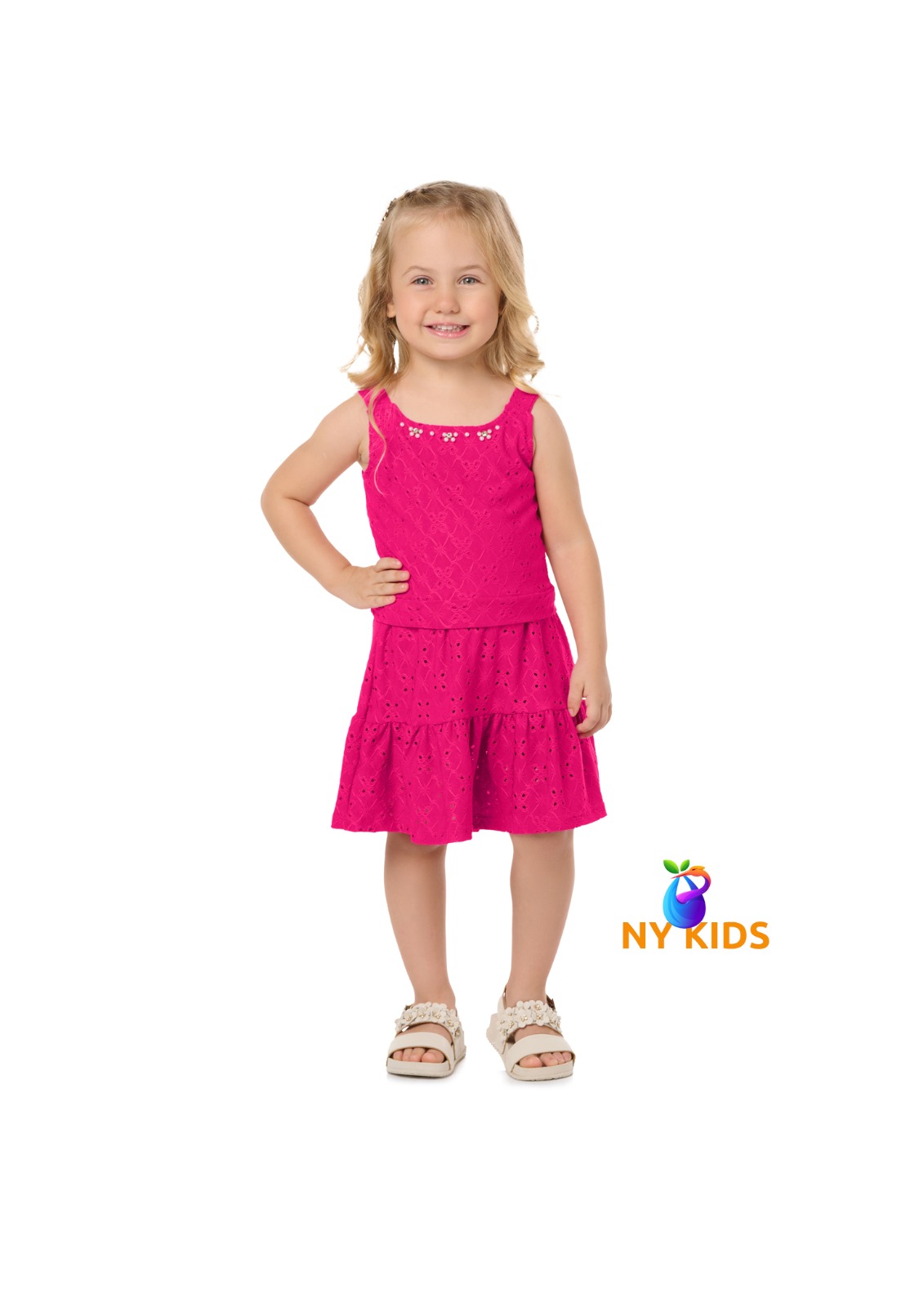 Conjunto Feminino Cropped e Saia Midi Laise Ref. 14382